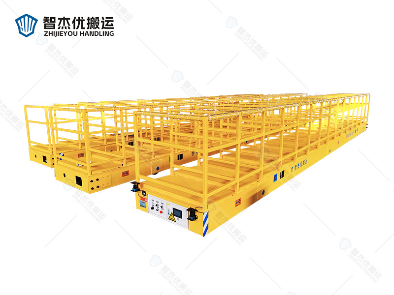 60噸 30米加長三段分體式軌道平車